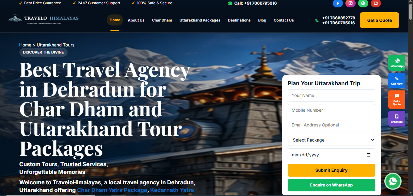 Travelo Himalayas Dynamic Cover Graphics